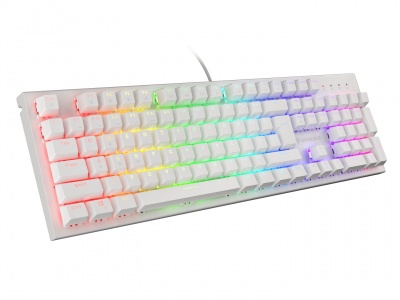 Genesis | THOR 303 | White | Gaming keyboard | Wired | RGB LED light | US | 1.8 m | Brown Switch