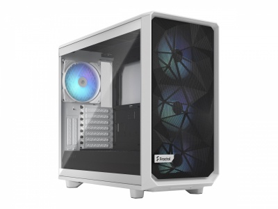 Fractal Design | Meshify 2 RGB TG Clear Tint | Side window | White | E-ATX | Power supply included No | ATX