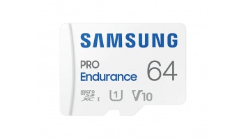 Samsung | PRO Endurance | MB-MJ64KA/EU | 64 GB | MicroSD Memory Card | Flash memory class U1, V10, Class 10 | SD adapter