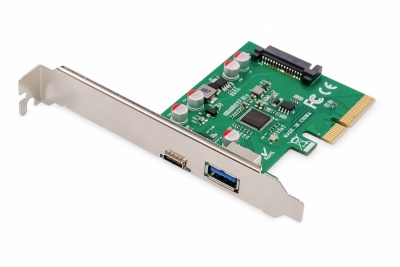 Digitus | PCIe card, USB-C 3.1 Gen 2, 10Gpbs, USB-A 3.1 | DS-30225