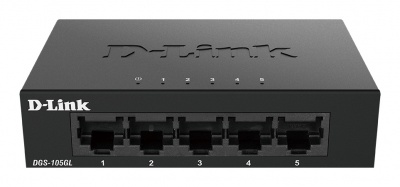 D-Link | Ethernet Switch | DGS-105GL/E | Unmanaged | Desktop | 1 Gbps (RJ-45) ports quantity 5 | 60 month(s)