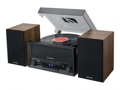 Muse | Turntable Micro System | MT-120MB | Drawer-type CD door | USB port | AUX in