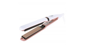 Adler | Hair Straightener | AD 2321 | Warranty 24 month(s) | Ceramic heating system | Display LCD | Temperature (min) 140 °C | Temperature (max) 220 °C | 45 W | Pearl White