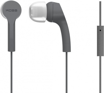 Koss | Headphones | KEB9iGRY | Wired | In-ear | Microphone | Gray