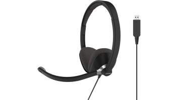 Koss | USB Communication Headsets | CS300 | Wired | On-Ear | Microphone | Noise canceling | Black