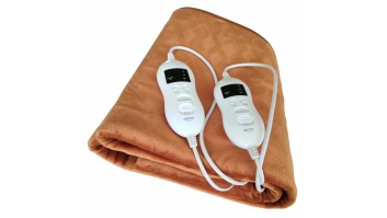 Camry | Electirc Heating Blanket with Timer | CR 7436 | Number of heating levels 8 | Number of persons 2 | Washable | Remote control | Super Soft Fleece/Polyester | 2x60 W