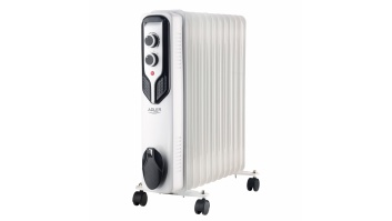 Adler | Oil-Filled Radiator | AD 7817 | Oil Filled Radiator | 2500 W | Number of power levels 3 | White