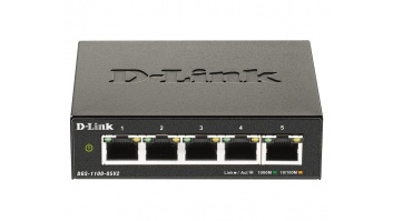 D-Link | Smart Managed Switch | DGS-1100-05V2/E | Managed L2 | Rackmountable | 1 Gbps (RJ-45) ports quantity 5