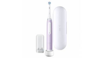 Oral-B | iO4 | Electric Toothbrush | Rechargeable | For adults | ml | Number of heads | Lavender | Number of brush heads included 1 | Number of teeth brushing modes 4