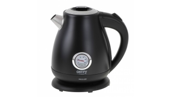 Camry | Kettle with a thermometer | CR 1344 | Electric | 2200 W | 1.7 L | Stainless steel | 360° rotational base | Black