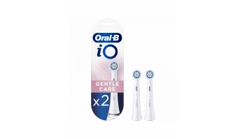 Oral-B Toothbrush replacement iO Gentle Care Heads For adults Number of brush heads included 2 Number of teeth brushing modes Does not apply White