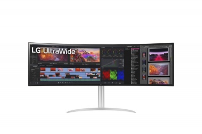 LG 49WQ95C-W 49“ UltraWide Curved LED Monitor 5120x1440/400cd/m2/5ms/ HDMI USB Type C Display Port | LG | Monitor | 49WQ95C-W | 49 " | IPS | QHD | 32:9 | 144 Hz | 5 ms | 5120 x 1440 | 400 cd/m² | HDMI ports quantity 2 | Silver | Warranty 36 month(s)