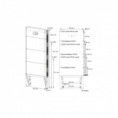 Huawei | Wall Mounting Bracket | LUNA2000