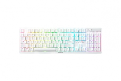 Razer | Optical Gaming Keyboard | Deathstalker V2 Pro | Gaming keyboard | Wireless | RGB LED light | US | White | Purple Switch | Wireless connection