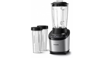 Philips | High Speed Blender | HR3760/10 7000 Series | Tabletop | 1500 W | Jar material Glass | Jar capacity 2 L | Ice crushing | Metal/Black