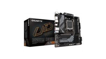 Gigabyte | B650M DS3H 1.0 M/B | Processor family AMD | Processor socket AM5 | DDR5 DIMM | Memory slots 4 | Supported hard disk drive interfaces 	SATA, M.2 | Number of SATA connectors 4 | Chipset B650 | Micro ATX