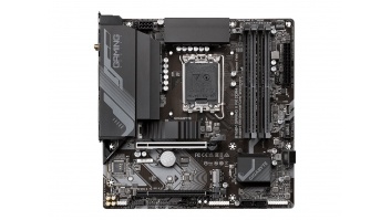 Gigabyte | B760M G X AX DDR4 1.0 M/B | Processor family Intel | Processor socket  LGA1700 | DDR4 DIMM | Memory slots 4 | Supported hard disk drive interfaces 	SATA, M.2 | Number of SATA connectors 4 | Chipset Intel B760 Express | Micro ATX