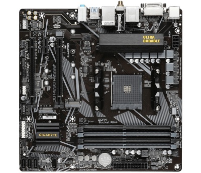 Gigabyte | B550M DS3H AC 1.0/1.1/1.2/1.3/1.5 M/B | Processor family AMD | Processor socket AM4 | DDR4 DIMM | Memory slots 4 | Supported hard disk drive interfaces SATA, M.2 | Number of SATA connectors 4 | Chipset AMD B550 | Micro ATX