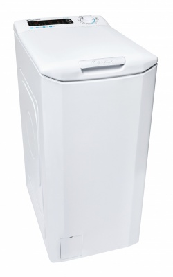 Candy | Washing Machine | CSTG 47TME/1-S | Energy efficiency class B | Top loading | Washing capacity 7 kg | 1400 RPM | Depth 60 cm | Width 41 cm | Display | LCD | NFC | White