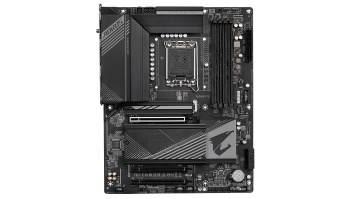 Gigabyte | B760 AORUS ELITE AX 1.0 M/B | Processor family Intel | Processor socket  LGA1700 | DDR5 DIMM | Memory slots 4 | Supported hard disk drive interfaces 	SATA, M.2 | Number of SATA connectors 4 | Chipset Intel B760 Express | ATX