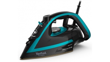 TEFAL | Iron | FV8066E0 | Steam Iron | 3000 W | Water tank capacity 270 ml | Continuous steam 50 g/min | Steam boost performance 280 g/min | Black/Blue