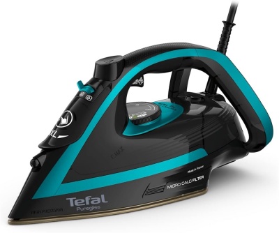 TEFAL | Iron | FV8066E0 | Steam Iron | 3000 W | Water tank capacity 270 ml | Continuous steam 50 g/min | Steam boost performance 280 g/min | Black/Blue