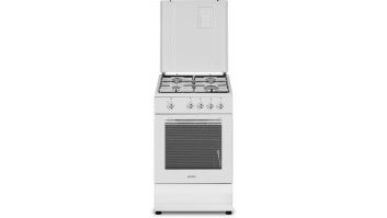 Simfer | Cooker | 4401SGRBB.1 | Hob type Gas | Oven type Gas | White | Width 50 cm | Depth 55 cm | 49 L