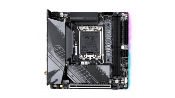 Gigabyte | B760I AORUS PRO 1.0 | Processor family Intel | Processor socket  LGA1700 | DDR5 DIMM | Memory slots 2 | Supported hard disk drive interfaces 	SATA, M.2 | Number of SATA connectors 2 | Chipset Intel B760 Express | Mini-ITX