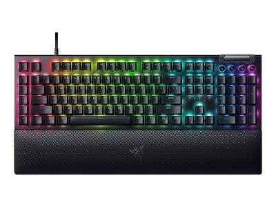 Razer | Mechanical Gaming Keyboard | BlackWidow V4 | Black | Mechanical Gaming Keyboard | Wired | Nordic | N/A g | Green Mechanical Switches (Clicky)