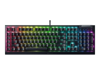 Razer | Mechanical Gaming Keyboard | BlackWidow V4 X | Black | Mechanical Gaming Keyboard | Wired | US | N/A g | Green Mechanical Switches (Clicky)