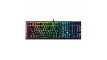 Razer | Mechanical Gaming Keyboard | BlackWidow V4 X | Mechanical Gaming Keyboard | Wired | US | Black | Yellow Mechanical Switches (Linear)