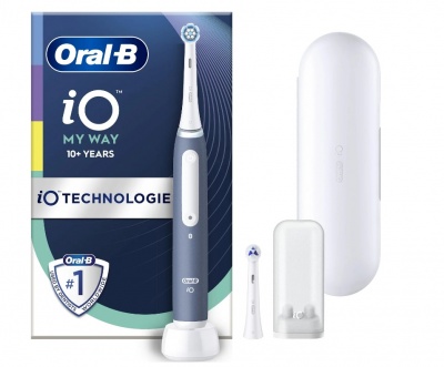 Oral-B | Electric Toothbrush Teens | iO10 My Way | Rechargeable | For adults | Number of brush heads included 2 | Number of teeth brushing modes 4 | Ocean Blue