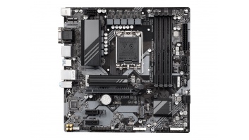 Gigabyte | B760M DS3H 1.0 M/B | Processor family Intel | Processor socket LGA1700 | DDR5 | Memory slots 4 | Supported hard disk drive interfaces SATA, M.2 | Number of SATA connectors 4 | Chipset Intel B760 Express | Micro ATX