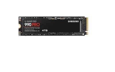 Samsung | 990 PRO | 4000 GB | SSD form factor M.2 2280 | SSD interface NVMe | Read speed 7450 MB/s | Write speed 6900 MB/s