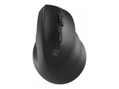 Natec | Vertical Mouse | Crake 2 | Vertical Mouse | Wireless | Bluetooth, 2.4GHz | Black