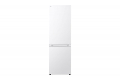 LG | Refrigerator | GBV3100DSW | Energy efficiency class D | Free standing | Combi | Height 186 cm | Fridge net capacity 234 L | Freezer net capacity 110 L | Display | 35 dB | White