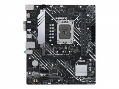 Asus | PRIME B660M-K D4 | Processor family Intel | Processor socket LGA1700 | DDR4 DIMM | Supported hard disk drive interfaces SATA, M.2 | Number of SATA connectors 4