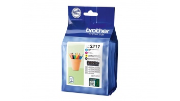 Brother LC3217VALDR | Ink Cartridge | Black/ cyan/ magenta/ yellow