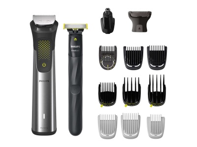 Philips | All-in-One Trimmer | MG9552/15 | Cordless | Wet & Dry | Number of length steps 27 | Silver/Black/Green