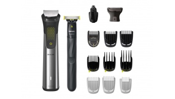 Philips | All-in-One Trimmer | MG9552/15 | Cordless | Wet & Dry | Number of length steps 27 | Silver/Black/Green