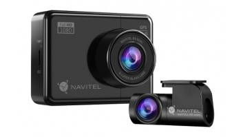 Navitel | R9 DUAL | Wi-Fi | Two-channel Full HD Dashcam | Audio recorder