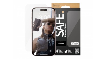 PanzerGlass | SAFE | Screen protector | Apple | iPhone 15 | Glass | Clear | Ultra-Wide Fit