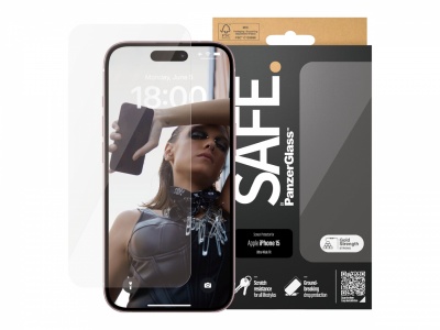 PanzerGlass | SAFE | Screen protector | Apple | iPhone 15 | Glass | Clear | Ultra-Wide Fit