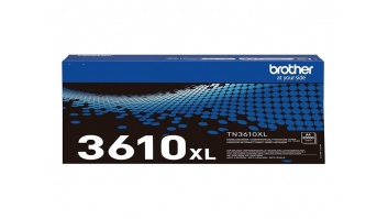 Brother TN-3610XL Genuine High Yield Toner Cartridge, Black | Brother TN3610XL | Toner cartridge | Black