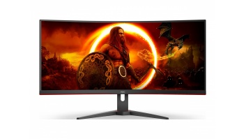 AOC | Monitor | CU34G2XE/BK | 34 " | VA | 21:9 | 144 Hz | 1 ms | 3440 x 1440 pixels | 300 cd/m² | HDMI ports quantity 1