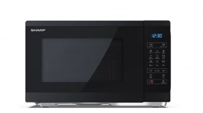 Sharp | Microwave Oven with Grill | YC-MG252AE-B | Free standing | 25 L | 900 W | Grill | Black