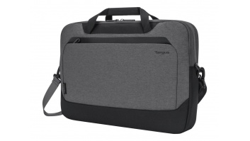 Targus Cypress 15.6” Briefcase with EcoSmart (Grey) | Targus