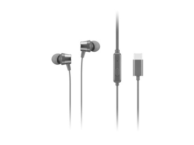 Lenovo | 300 USB-C In-Ear Headphone | GXD1J77353 | Built-in microphone | Wired | Grey