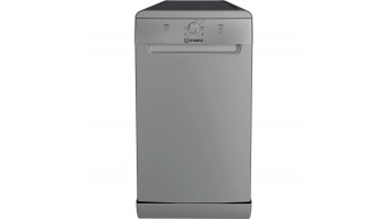 INDESIT | Dishwasher | DF9E 1B10 S | Free standing | Width 45 cm | Number of place settings 9 | Number of programs 6 | Energy efficiency class F | Silver