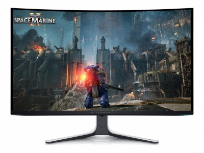 Dell | Curved Screen Gaming Monitor | AW3225QF | 31.6 " | OLED | 4K UHD | 16:9 | 240 Hz | 0.03 ms | 3840 x 2160 pixels | 1000 cd/m² | Power connector, Security-lock slot, Joystick, USB-A, USB-B, USB-C, HDMI, DispalyPort | HDMI ports quantity 2 | White / B